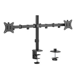 Suporte de Monitor Gembird MA-D2-01 Adjustable Desk Mounting 2 Display Arm (Articulado) 17 - 32