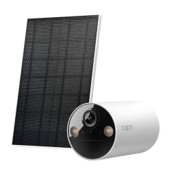 Câmara de Segurança TP-Link Tapo TC82 2K 3MP Outdoor IP65 Security Wi-Fi com Bateria + Painel Solar Tapo A201