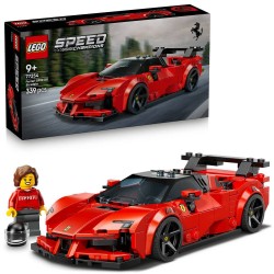 LEGO Speed Champions: Carro Desportivo Ferrari SF90 XX Stradale | Idades 9+ | 339 Peças | Item 77254