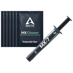 Pasta Térmica Arctic MX-7 4g High Performance + 6 Toalhetes de Limpeza MX Cleaner